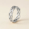Silver Celtic Braided Band Ring
