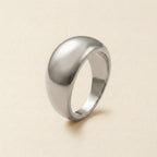 Silver Chunky Dome Statement Ring