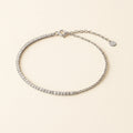 Silver Starlight Cascade Tennis Bracelet
