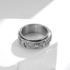 Silver Cosmic Spinner Ring