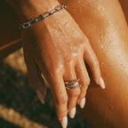 Silver Triple Wrap Coil Ring